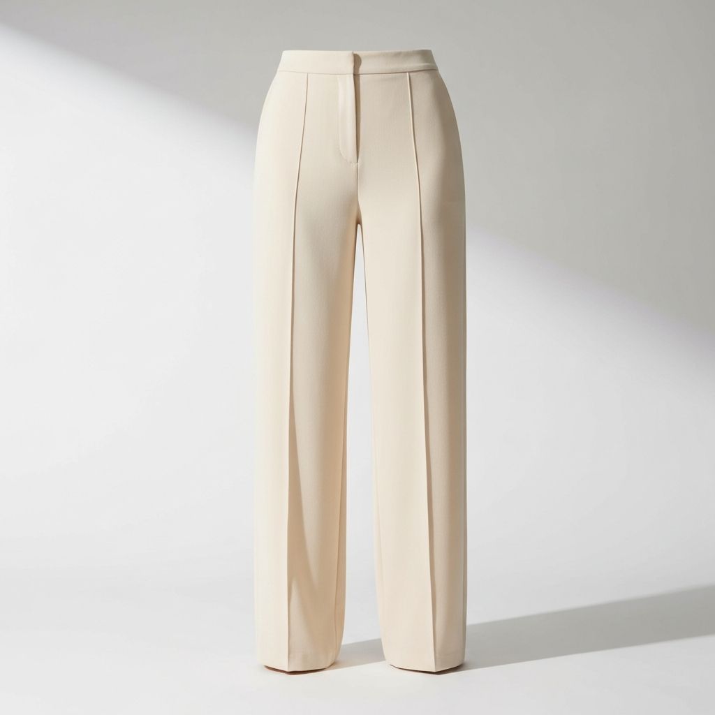 Pantalón Palazzo Crema