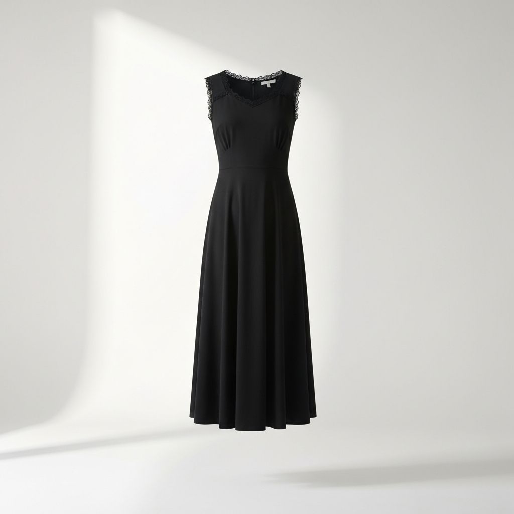 Vestido Clásico Negro